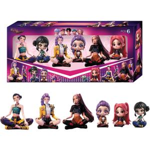 6Pcs Demon Movie Hunters Figure,Character Model Collectable Figure Creative Gift for Fans
