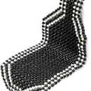 Natural Car Seat Beads Front, Car Seat Beads Beaded Car Seat Cover Massaging Cool Cushion Makes Driving More Bearable And Less Painful On Long Trips (Black)