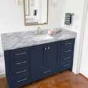 48 Inch Carrara Marble Backsplash for Bathroom Vanity Sink Top