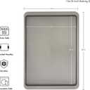 KitchenAid 13x18in Nonstick Aluminized Steel Baking Sheet, Contour Silver