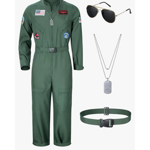 TOKYO REVENGERS Men Fighter Pilot Jumpsuit Air Force Flight Outfit Halloween Cosplay Costume With Accessories Set XXL TOKYO REVENGERS Men Fighter Pilot Jumpsuit Air Force Flight Outfit Halloween Cosplay Costume With Accessories Set XXL