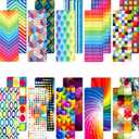 Laminated Book Markers Optical Bookmarks Reading Creative Colored Bookmarks for Teacher Student Kids Classroom School Office Stationery Supply(160 Pieces)