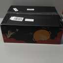 WANGYUANJI 12.6-Inch Wok Pan with Lid, Flat Bottom Wok with Detachable Wooden Handle, Compatible with All Stovetops