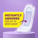 Poise Incontinence & Postpartum Pads for Bladder Leaks, 4 Drop Moderate Absorbency, Regular Length, 132 Count, Packaging May Vary