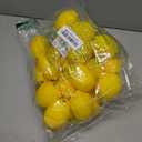 Winlyn 30 Pack Faux Yellow Lemons Artificial Fruits Fake Lemons Lifelike Simulation for Lemonade Party Kitchen Table Summer Decorations Vase Fillers Fruit Bowl Lemon Wreath Garland Photography Props