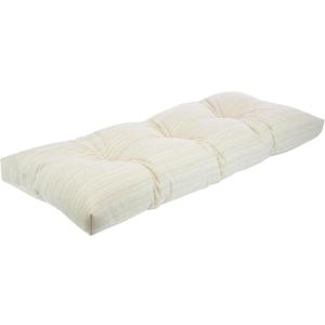 Klear Vu The Gripper Omega Non-Slip Tufted Bench Cushion for Indoor Furniture, Entryway Storage, Bay Window, Corner Nook or Piano Seat, 43 Inches, Chenille Cream