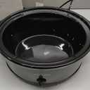 Crock-Pot 7-Quart Manual Slow Cooker, Family Size Serves 8+ People or Fits 6-lb Roast, Removable Stoneware with Warming Setting, Dishwasher Safe for Easy Cleanup, Charcoal