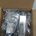 Shiny Metal Adjustable Legs | Furniture,cabinets,Table levelers feet | Leveling Foot and Screw mounting Package (Nickel Plating)