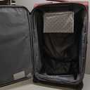 SWISSGEAR Sion Softside Expandable Spinner Luggage Durable Lightweight Travel Suitcase, Merlot, Checked-Large 29-Inch