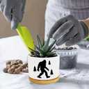 Window Garden Bigfoot Planter Pots,Bigfoot Gifts for Women/Men/Housewarming/Wedding/Festival Birthday Gifts Planter Pots,Outdoors/Indoors,Window Decor,Garden Decor,Yard Decor,Home Decor,Office (3.2inch)