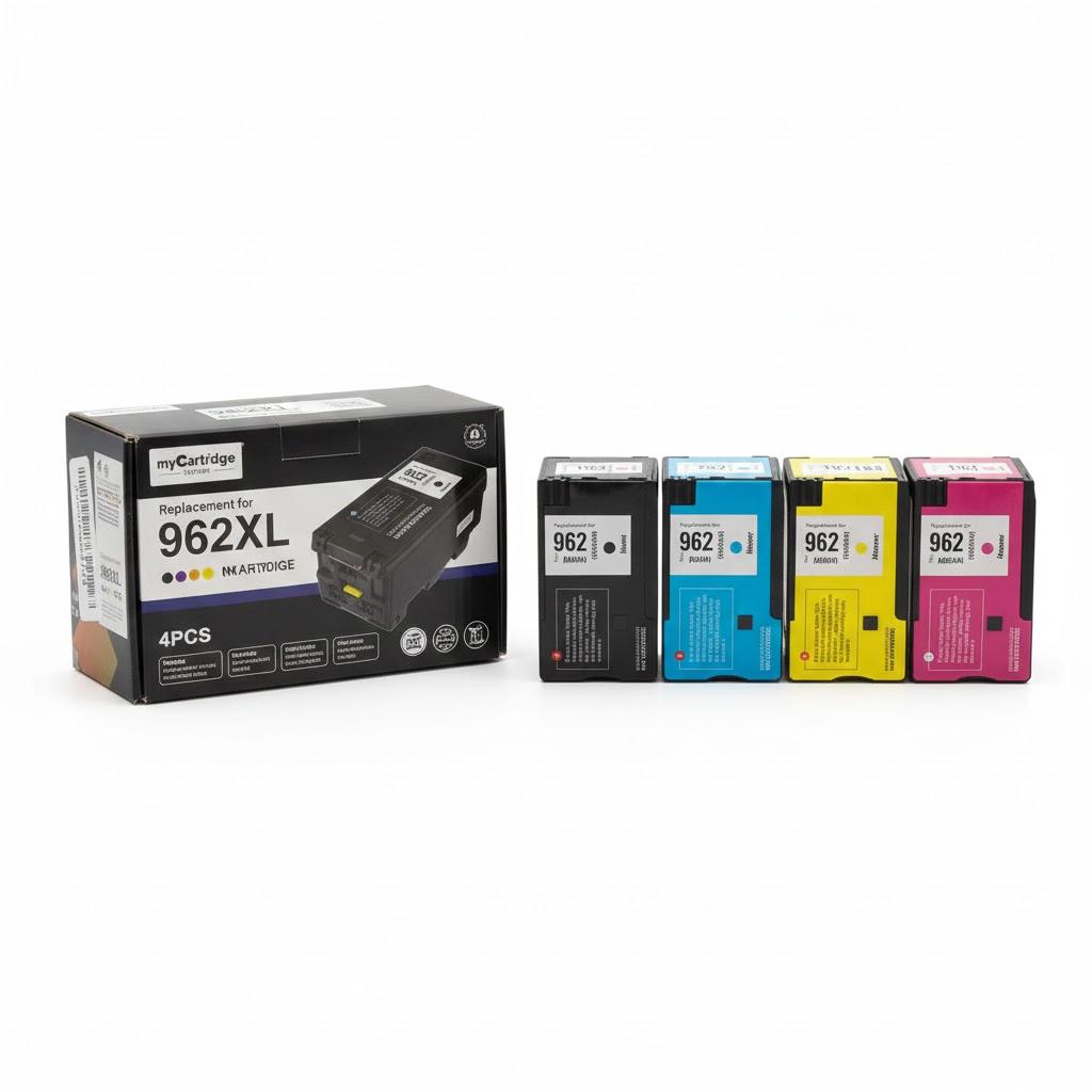 962XL Ink Cartridges Combo Pack HP962XL/962 Ink Cartridges Combo Pack for HP Ink 962XL Combo Pack HP962XL Use with HP Officejet Pro 9010 9015 9018 9020 9025 Printers, 4 Pack
