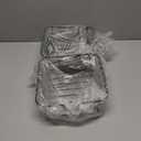 2 Pack Napkin Holder for Table, Napkin Holders for Paper Napkins, Flat Metal Black Napkin Holders for Kitchen & Dining Table, 6.9" x 6.9" x 2.2" Inside Size (Black)