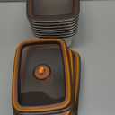 ACTUKSX 10 Pack Stainless Steel Food Storage Containers with Airtight Lids, 50 Oz Each  Stackable, Leakproof Kitchen/Freezer Meal Prep Containers (Dishwasher Safe)