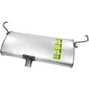 Walker Quiet-Flow SS 50071 Direct Fit Exhaust Muffler Assembly 2.25" Inlet (ID) 2.25" Outlet (ID) for Chevrolet Malibu