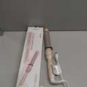 TOME 1.25 Inch (32mm) Large Barrel Curling Wand Hair Curler, Ceramic Curling Iron with 7 Heat Settings Dial 180–410°F, PTC Fast Heat, Dual Voltage 110–240V, Auto Shut-Off, Cool Tip, Glove Included