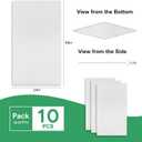 2ft x 4ft Stippled Popcorn Texture PVC Drop Ceiling Tiles – Fire-Rated, Waterproof & Washable, Easy Lay-in for 15/16" Grid, Hides Imperfections, 80 Sq.Ft, 10-Pack, 2x4