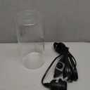 Plug in Pendant Glass Hanging Light, Industrial Mini Pendant Lighting with Glass Shade, Adjustable Farmhouse Hanging Lamp with Plug in Cord, Black Pendant Lighting for Kitchen Island