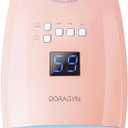 Rechargeable UV LED Nail Lamp, 66W Professional Led Nail Night for Gel Nails, Cordless Nail Lamps for Gel Polish, Gel Polish Nail Dryer, Portable UV Nail Lamp (Pink)