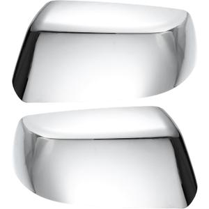 uxcell 1 Pair Car Exterior Chrome Plated Half Mirror Covers Cap Overlay for Chevy Tahoe Suburban for GMC Yukon/Yukon XL 2015-2020