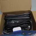 Warm White Spot lights Outdoor, 12W 3000K Landscape Spot Lights, IP65 Waterproof Garden Lighting, Metal Case COB LED Lights for Lawn Lamp US 3- Plug Yard Christmas Decoration with Stakes(2 Pack)