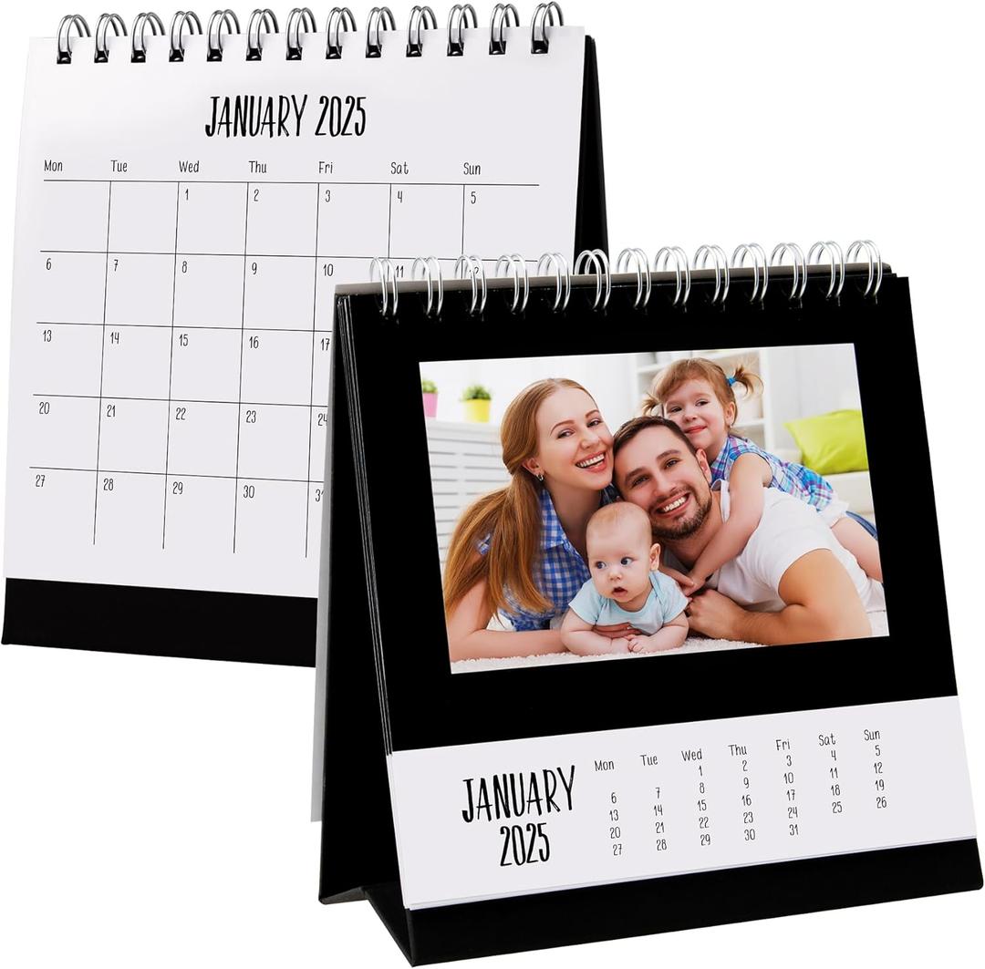 2025 Monthly Desk Photo Calendar