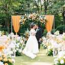 Heavy Duty Pipe and Drape Frame Kit 10x10ft Adjustable Height/Width Photography Background Support Poles All-Metal Construction Backdrop Stand for Party, Birthday, Wedding - Silver