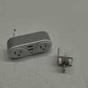 European Travel Plug Adapter for Europe & UK, CHUAFIUR International Power Plug with 2 AC Outlet and 3 USB Ports, Type C Adapter American to UK EU Ireland Italy Israel Spain France Travel Essentials