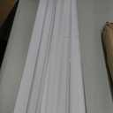 Cordless Light Filtering Mini Blind - 42 Inch Width, 64 Inch Length, 1" Slat Size - Pearl White - Cordless GII Morningstar Horizontal Windows Blinds for Interior by Achim Home Decor