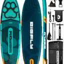 Bigfly 11'635" Super Wide Inflatable Stand Up Paddle Board, Ultra Stable Wide SUP for 2+1 People/Family/Big Size, 100L Backpack, All-Round Sup Board, US Big Fin