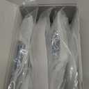 Amerdeco 10 Pack Matte Black Cabinet Pulls 3 Inch(76mm) Hole Center Cabinet Hardware Kitchen Cabinet Handles for Bathroom Dresser Pulls ZH0068