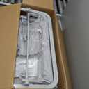 Maydolly Changing Table，Portable Diaper Changing Station, Foldable Baby Changing Table,Compact Nursery Diaper Changing Table for Baby，Adjustable Height，Mobile on Wheels (Grey)