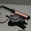 Large Curling Iron 2 Inch, Ceramic Long Barrel Hair Curling Wand, Hair Styling Tool, Dual Voltage, LCD Display, Black