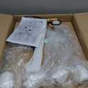 Contemporary Gold Ceiling Light 5-Light Glass Globe Lights Mid Century Modern Sputnik Chandelier for Dining Room Kitchen Bedroom Lighting Fixture