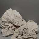 H.VERSAILTEX Real Velvet Plush 3 Piece Stretch Sofa Covers Couch Covers for 2 Cushion Couch Sofa Slipcovers Width Up to 90 Inch Feature Thick Soft Stay in Place (Large Sofa, Ivory)