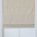 Everyday Celebration 100% Blackout Cordless Roman Shades - Thermal Insulated Window Blinds for Indoor Use, Vanilla, 31” W x 64” H