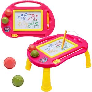 Toddler Toys,Toys for 1-2 Year Old Girls,Magnetic Drawing Board,Erasable Doodle Board for Kids,Educational Learning Toddler Baby Toys 18 Months 1 2 3 Year Old Girl Boy Chistmas Birthday Easter Gifts (Rose Pink)