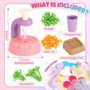2 x R RUCKERCO Flower Bouquet Craft Kits, DIY Arts and Crafts for Kids 4-6-8,Kids Crafts and Toys for Girls Toddler Activities Girl Art, 4 5 6 7 8+Year Old Girl Birthday Gifts Ideas Gifts for Girls 8-12, Small