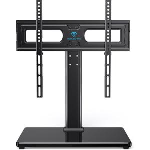 PERLESMITH Universal TV Stand Table Top TV Base for 32 to 60,65 inch LCD LED OLED 4K Flat Screen TVs-Height Adjustable TV Mount Stand with Tempered Glass Base,VESA 400x400mm,Holds up to 88lbs,PSTVS15