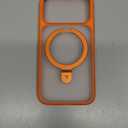TORRAS for iPhone 17 Pro Case with Stand, Fit for MagSafe, 4X Military Drop Protection, Camera Control Button, Slim Soft Edge Phone Case for iPhone 17 Pro, Translucent Matte Cover 6.3", Bright Orange