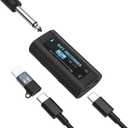 Guitar Audio Interface Pocket Internal Recording Sound Card with Bluetooth, Internal Sound Card, Compatible with iPhone, Mac, Laptop, AndroidPlug & Play for Recording, Streaming, Playing