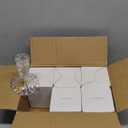 6 Pcs Clear Glass Taper Candle Holders  4" Ribbed Candlestick Holders for Standard Candles | Elegant Centerpiece for Wedding, Party, Holiday & Home Decor