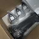 Outdoor Post Light Dusk to Dawn Sensor 3-Head Outdoor Lamp Post with Outlet Gfci, Anti-Rust Aluminum Waterproof Street Lamp Posts Outdoor Lighting for Outside Patio Yard Backyard