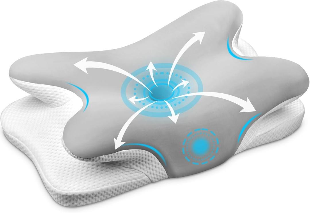 Cervical Neck Pillow, Ergonomic Pillow for Neck Pain Relief