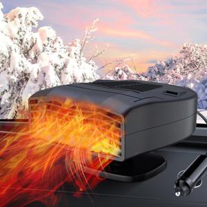NEW Car Heater,Portable 12V Car Heaters & Defroster,200W Fast Heating & Cooling Fan,Plug In Car Heater for Windshield Defogger with 360 Rotary Car Heaters for Vehicle,Car,RV,SUV (CH-006)