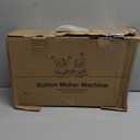 2026-Button Maker Machine 58mm, Professional Badge Making Kit with 50 Parts, No Installation DIY Badge Maker, Pin Press Machine, Kids Craft Kit for Crafts, Schools (white)