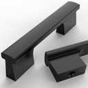 Asidrama 10 Pack 3 Inch(76mm) Matte Black Cabinet Pulls Kitchen Cabinet Handles Black Cabinet Pulls Cabinet Hardware for Cupboard Drawer