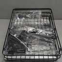 Sakugi Dish Drying Rack - X-Large Stainless Steel Dish Rack for Kitchen Counter, 2-Tier Kitchen Organizers and Storage for Dishes, Bowls, Cutlery, Black