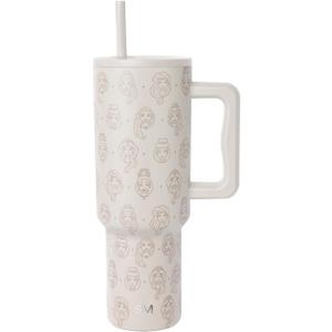 Simple Modern Disney 40 oz Tumbler with Handle and Straw Lid | Insulated Reusable Stainless Steel Water Bottle Travel Mug | Gifts for Women Men Him Her | Trek Collection | 40oz | Princess Icons