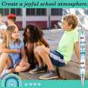 36 Ps Ballpoint Pens, Anti Bullying Theme, Calling on Evil Forces to Speak out about Non Retractable Ballpoint Pens, Office Gifts for Men And Women, Black Ink Pens (Blue)