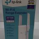 TP-Link AX1500 WiFi Extender Internet Booster, WiFi 6 Range Extender Covers up to 1500 sq.ft and 25 Devices,Dual Band up to 1.5Gbps Speed, AP Mode w/Gigabit Port, APP Setup, OneMesh Compatible(RE505X)